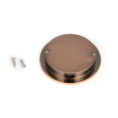 From The Anvil - Polished Bronze 75mm Plain Round Pull | Sku. 50145 | Trade Door Handles.