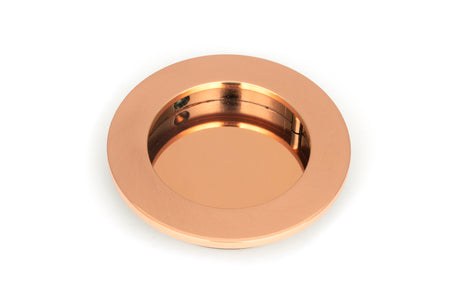 From The Anvil - Polished Bronze 75mm Plain Round Pull | Sku. 50145 | Trade Door Handles.
