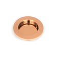 From The Anvil - Polished Bronze 75mm Plain Round Pull | Sku. 50145 | Trade Door Handles.