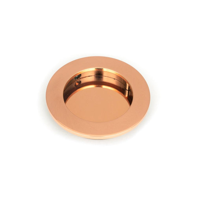 From The Anvil - Polished Bronze 75mm Plain Round Pull | Sku. 50145 | Trade Door Handles.