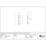 From The Anvil - Polished Bronze 125mm x 25mm Edge Pull | Sku. 50150 | Trade Door Handles.