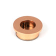 From The Anvil - Polished Bronze 34mm Round Finger Edge Pull | Sku. 50151 | Trade Door Handles.