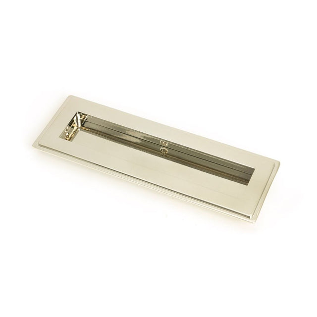 From The Anvil - Polished Nickel 175mm Art Deco Rectangular Pull | Sku. 50152 | Trade Door Handles.