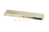 From The Anvil - Polished Nickel 250mm Art Deco Rectangular Pull | Sku. 50153 | Trade Door Handles.