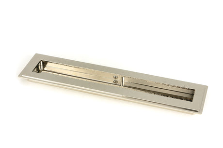 From The Anvil - Polished Nickel 250mm Art Deco Rectangular Pull | Sku. 50153 | Trade Door Handles.
