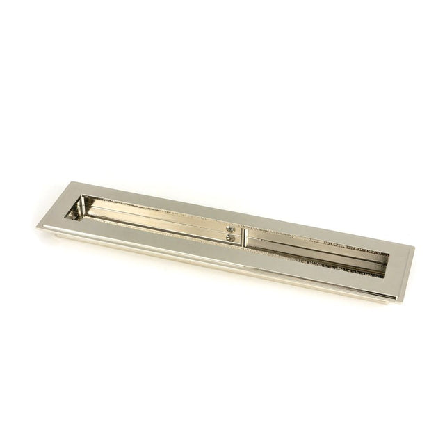 From The Anvil - Polished Nickel 250mm Art Deco Rectangular Pull | Sku. 50153 | Trade Door Handles.