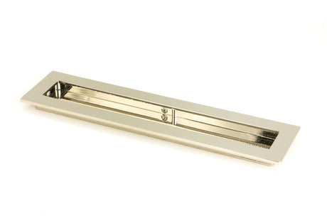 From The Anvil - Polished Nickel 250mm Plain Rectangular Pull | Sku. 50155 | Trade Door Handles.