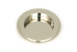 From The Anvil - Polished Nickel 75mm Art Deco Round Pull | Sku. 50161 | Trade Door Handles.