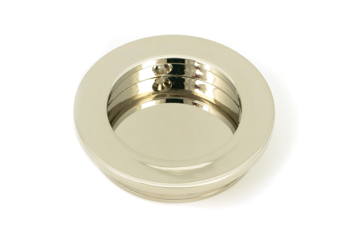 From The Anvil - Polished Nickel 60mm Plain Round Pull | Sku. 50162 | Trade Door Handles.