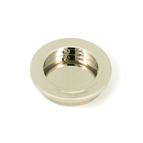 From The Anvil - Polished Nickel 60mm Plain Round Pull | Sku. 50162 | Trade Door Handles.