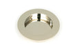 From The Anvil - Polished Nickel 75mm Plain Round Pull | Sku. 50163 | Trade Door Handles.