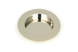 From The Anvil - Polished Nickel 75mm Plain Round Pull | Sku. 50163 | Trade Door Handles.