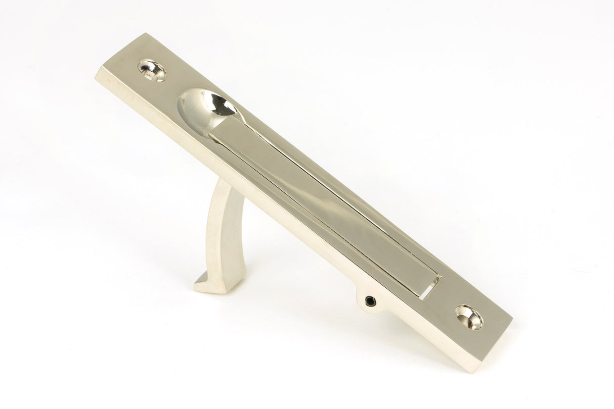 From The Anvil - Polished Nickel 125mm x 25mm Edge Pull | Sku. 50168 | Trade Door Handles.