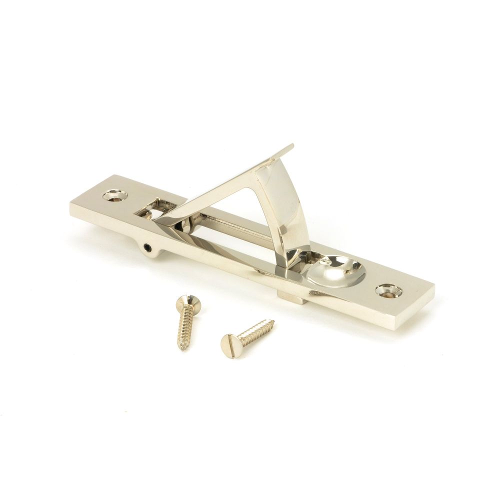 From The Anvil - Polished Nickel 125mm x 25mm Edge Pull | Sku. 50168 | Trade Door Handles.