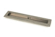 From The Anvil - Pewter 250mm Art Deco Rectangular Pull | Sku. 50171 | Trade Door Handles.