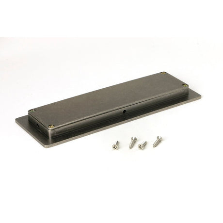 From The Anvil - Pewter 175mm Plain Rectangular Pull | Sku. 50172 | Trade Door Handles.