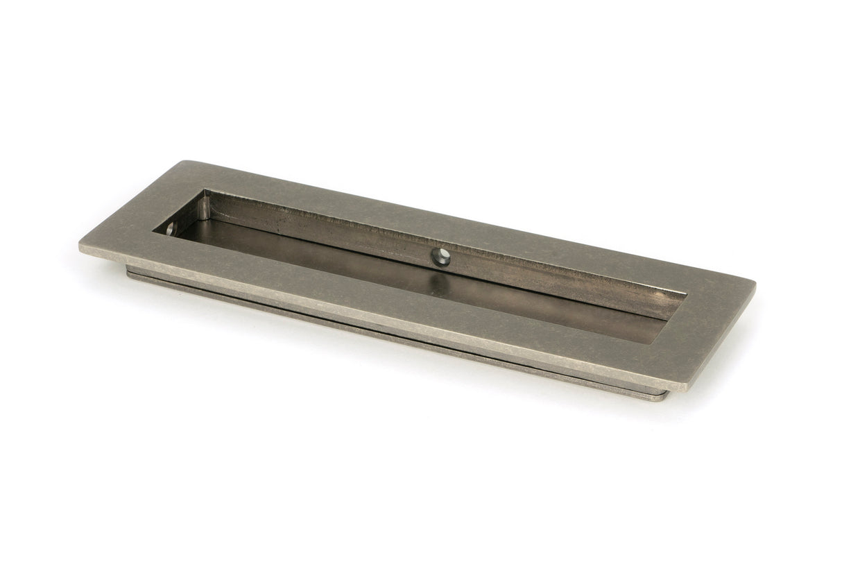 From The Anvil - Pewter 175mm Plain Rectangular Pull | Sku. 50172 | Trade Door Handles.