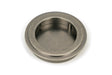 From The Anvil - Pewter 60mm Art Deco Round Pull | Sku. 50178 | Trade Door Handles.