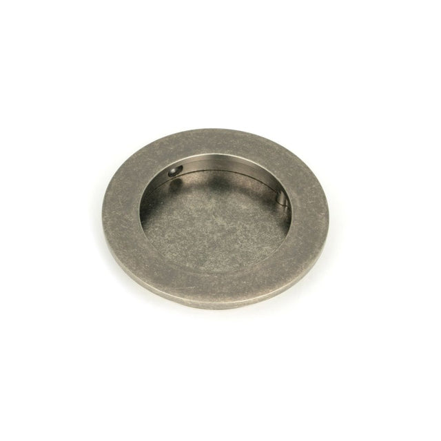 From The Anvil - Pewter 75mm Plain Round Pull | Sku. 50181 | Trade Door Handles.