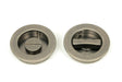 From The Anvil - Pewter 60mm Plain Round Pull - Privacy Set | Sku. 50184 | Trade Door Handles.