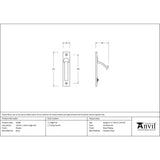 From The Anvil - Pewter 125mm x 25mm Edge Pull | Sku. 50186 | Trade Door Handles.