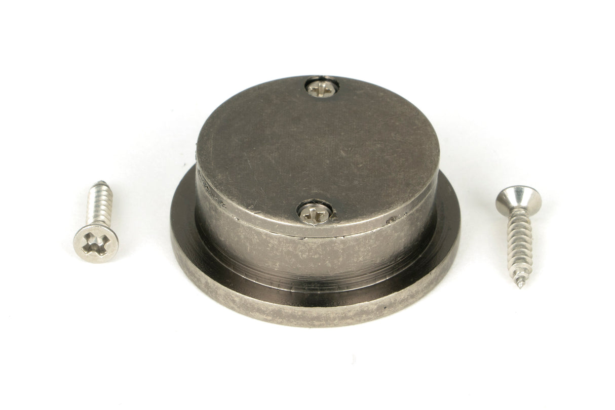 From The Anvil - Pewter 34mm Round Finger Edge Pull | Sku. 50187 | Trade Door Handles.