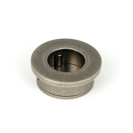 From The Anvil - Pewter 34mm Round Finger Edge Pull | Sku. 50187 | Trade Door Handles.