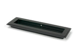 From The Anvil - Matt Black 175mm Art Deco Rectangular Pull | Sku. 50206 | Trade Door Handles.