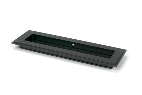 From The Anvil - Matt Black 175mm Art Deco Rectangular Pull | Sku. 50206 | Trade Door Handles.
