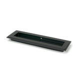 From The Anvil - Matt Black 175mm Art Deco Rectangular Pull | Sku. 50206 | Trade Door Handles.