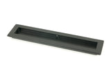 From The Anvil - Matt Black 250mm Art Deco Rectangular Pull | Sku. 50207 | Trade Door Handles.