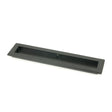 From The Anvil - Matt Black 250mm Art Deco Rectangular Pull | Sku. 50207 | Trade Door Handles.