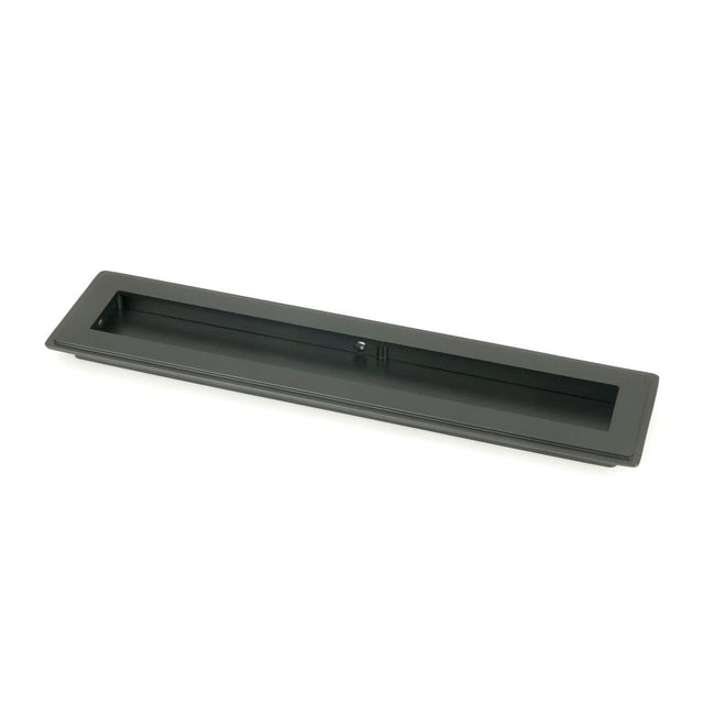 From The Anvil - Matt Black 250mm Art Deco Rectangular Pull | Sku. 50207 | Trade Door Handles.