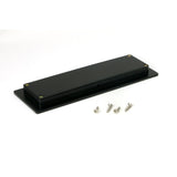 From The Anvil - Matt Black 175mm Plain Rectangular Pull | Sku. 50208 | Trade Door Handles.