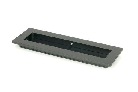 From The Anvil - Matt Black 175mm Plain Rectangular Pull | Sku. 50208 | Trade Door Handles.