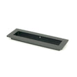 From The Anvil - Matt Black 175mm Plain Rectangular Pull | Sku. 50208 | Trade Door Handles.
