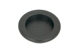 From The Anvil - Matt Black 75mm Art Deco Round Pull | Sku. 50215 | Trade Door Handles.