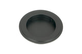 From The Anvil - Matt Black 75mm Art Deco Round Pull | Sku. 50215 | Trade Door Handles.