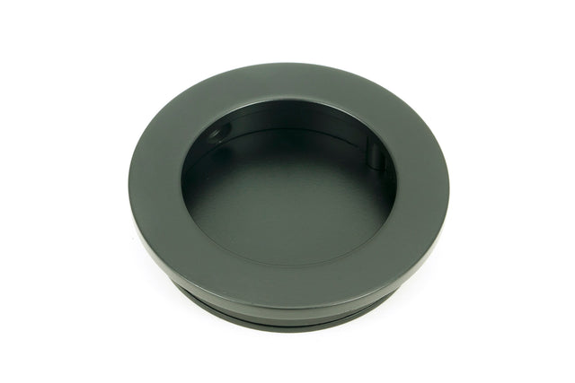 From The Anvil - Matt Black 60mm Plain Round Pull | Sku. 50216 | Trade Door Handles.