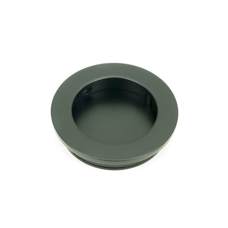 From The Anvil - Matt Black 60mm Plain Round Pull | Sku. 50216 | Trade Door Handles.