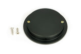 From The Anvil - Matt Black 75mm Plain Round Pull | Sku. 50217 | Trade Door Handles.