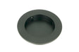 From The Anvil - Matt Black 75mm Plain Round Pull | Sku. 50217 | Trade Door Handles.