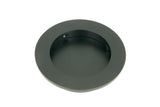 From The Anvil - Matt Black 75mm Plain Round Pull | Sku. 50217 | Trade Door Handles.