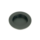 From The Anvil - Matt Black 75mm Plain Round Pull | Sku. 50217 | Trade Door Handles.