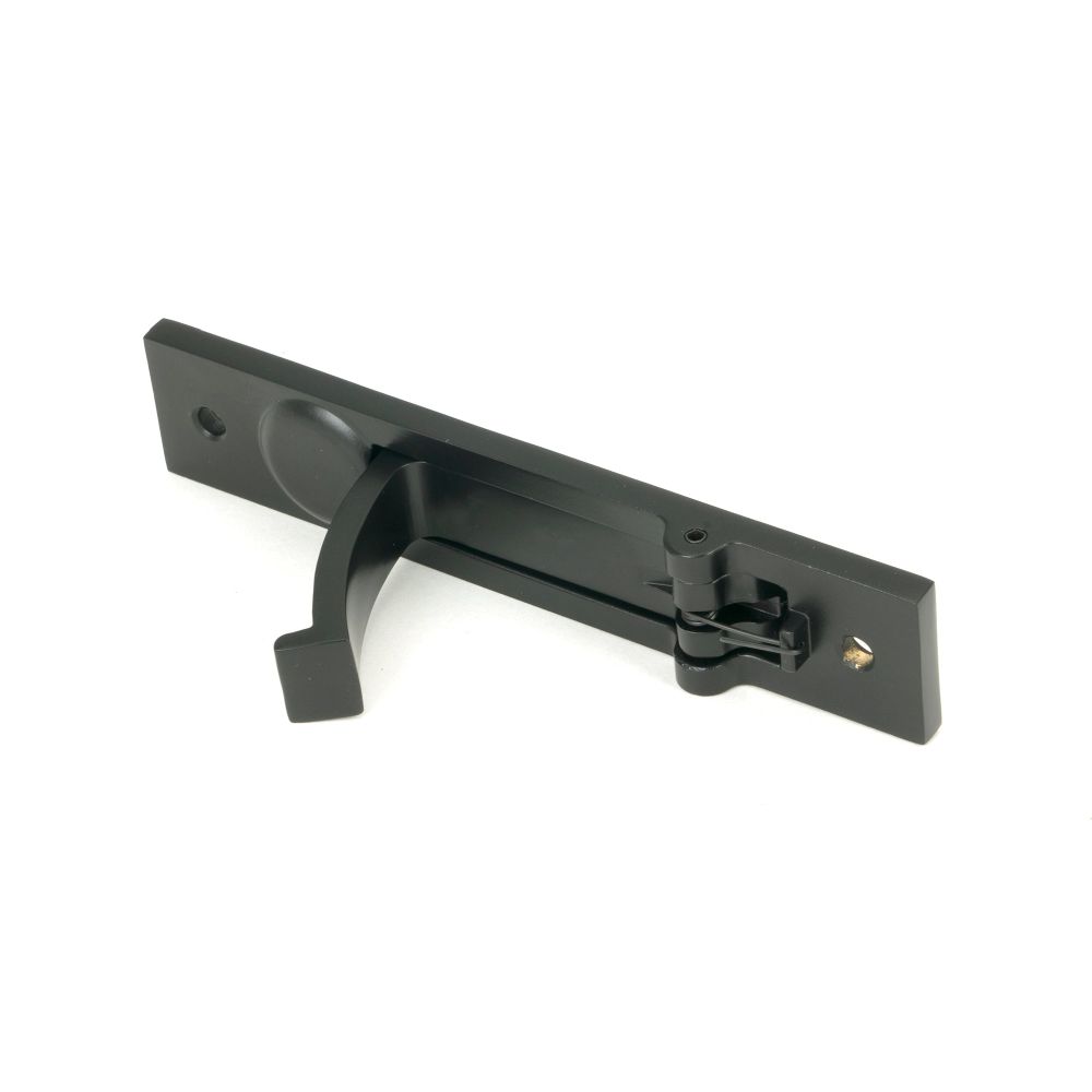 From The Anvil - Matt Black 125mm x 25mm Edge Pull | Sku. 50222 | Trade Door Handles.