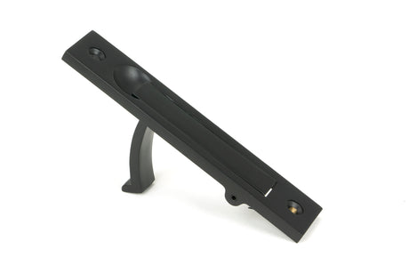 From The Anvil - Matt Black 125mm x 25mm Edge Pull | Sku. 50222 | Trade Door Handles.