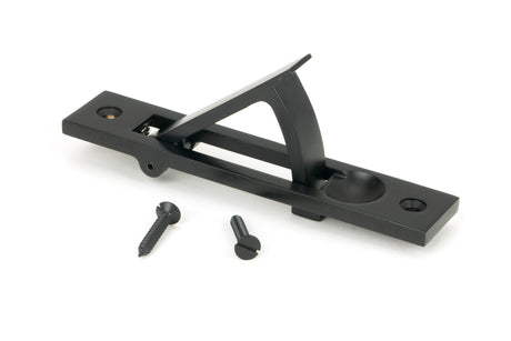 From The Anvil - Matt Black 125mm x 25mm Edge Pull | Sku. 50222 | Trade Door Handles.