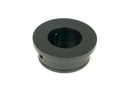 From The Anvil - Matt Black 34mm Round Finger Edge Pull | Sku. 50223 | Trade Door Handles.