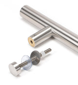 From The Anvil - Satin Marine SS (316) 1.5m T Bar Handle Bolt Fix 32mm | Sku. 50234 | Trade Door Handles.