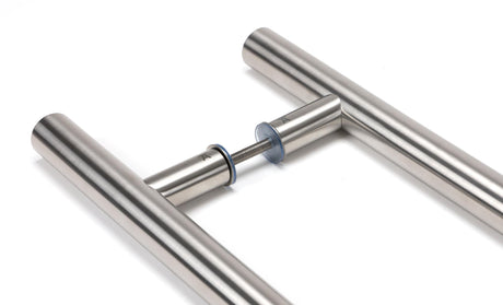 From The Anvil - Satin Marine SS (316) 1.5m T Bar Handle B2B Fix 32mm | Sku. 50235 | Trade Door Handles.